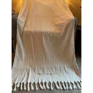 Stripe‎ Sheep Lightweight Fringed towel 36"x70" cotton